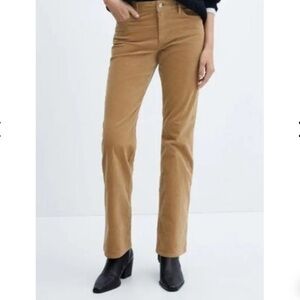 Calvin Klein Bootcut Brown Stretch Corduroy Pants Size 8